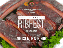 Tablet Screenshot of hudsonvalleyribfest.org